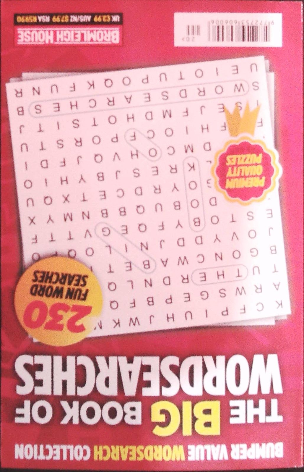 BIG BOOK OF WORDSEARCHES