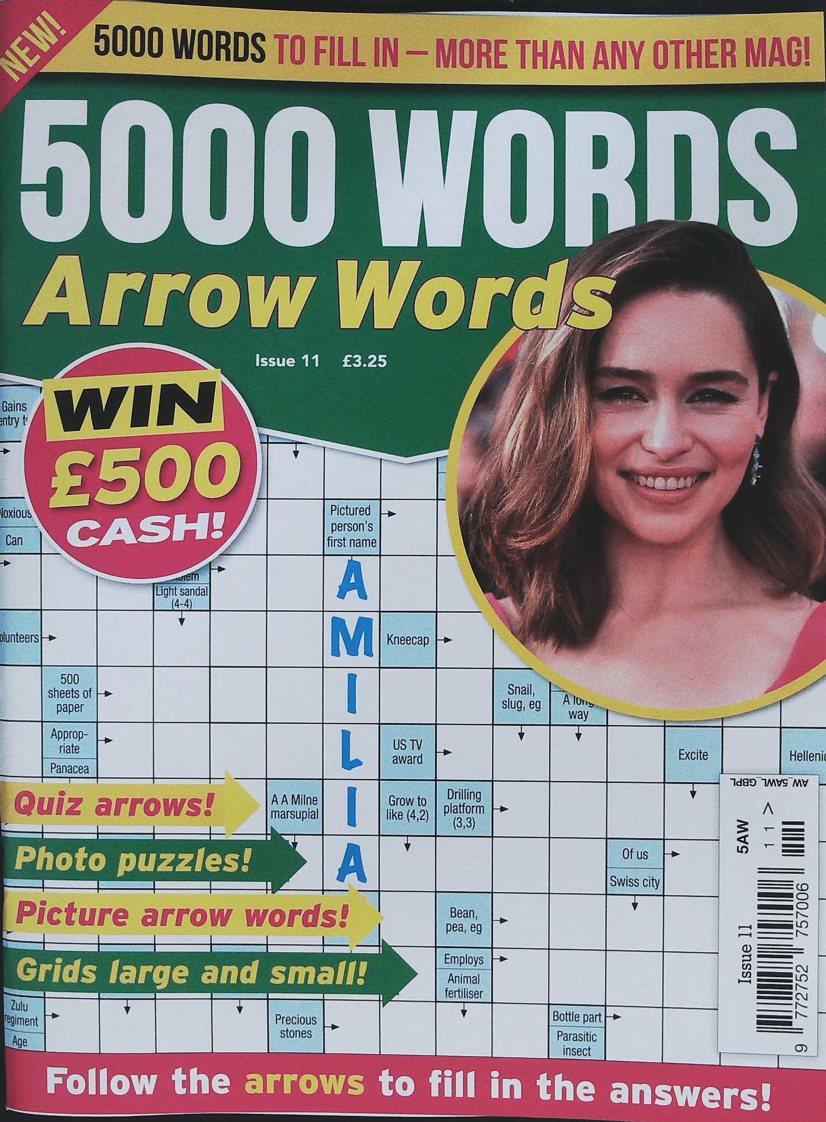 5000 WORDS ARROWWORDS