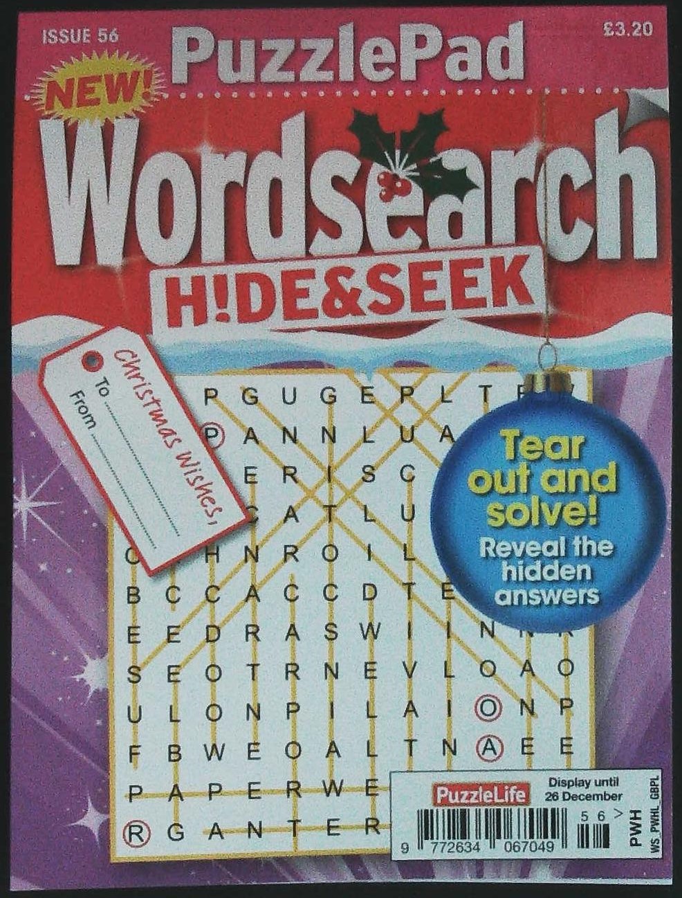 PUZZLELIFE PUZZLEPAD WORDSEARCH HIDE AND SEEK