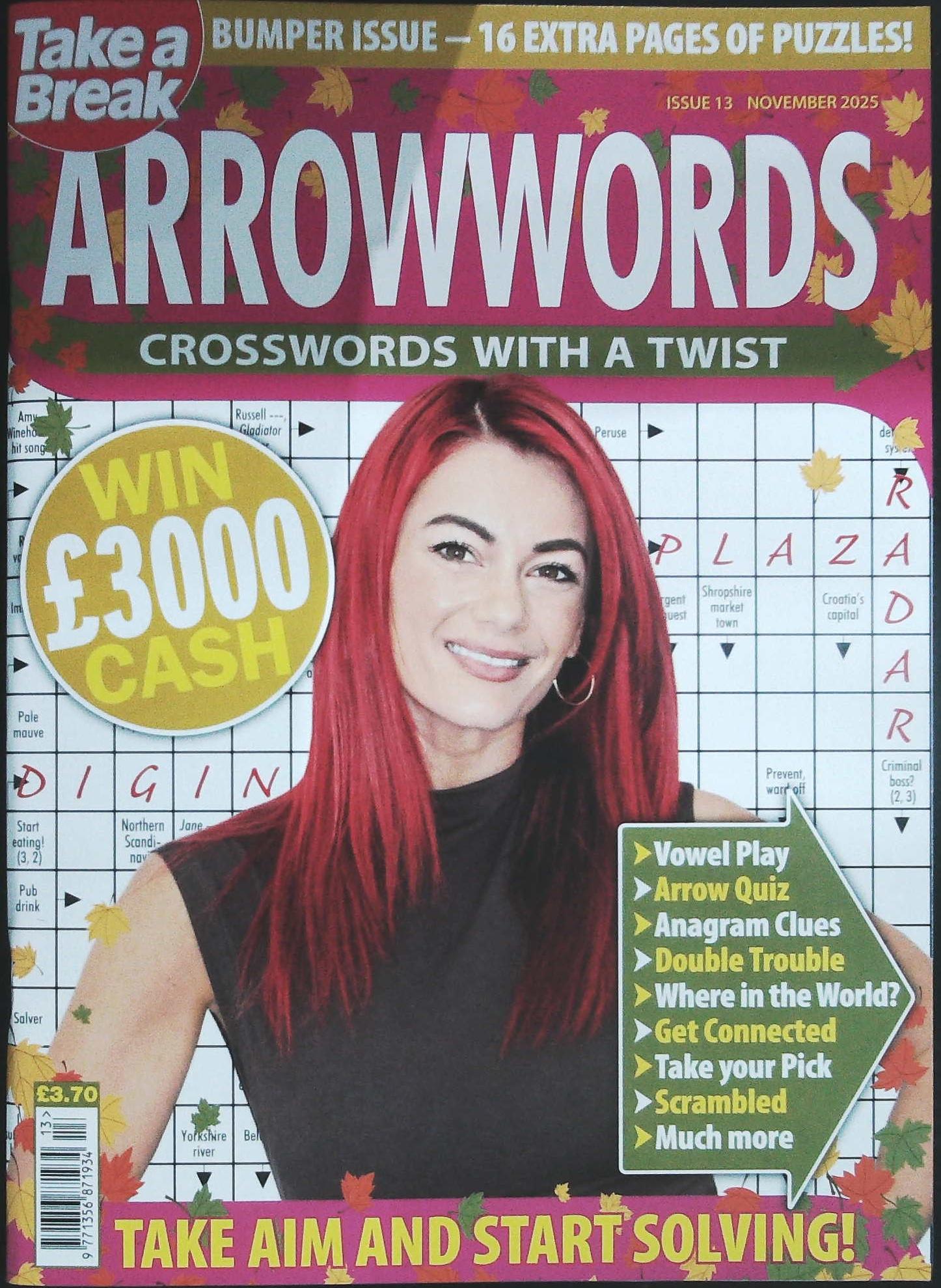 TAKE A BREAK ARROWWORDS