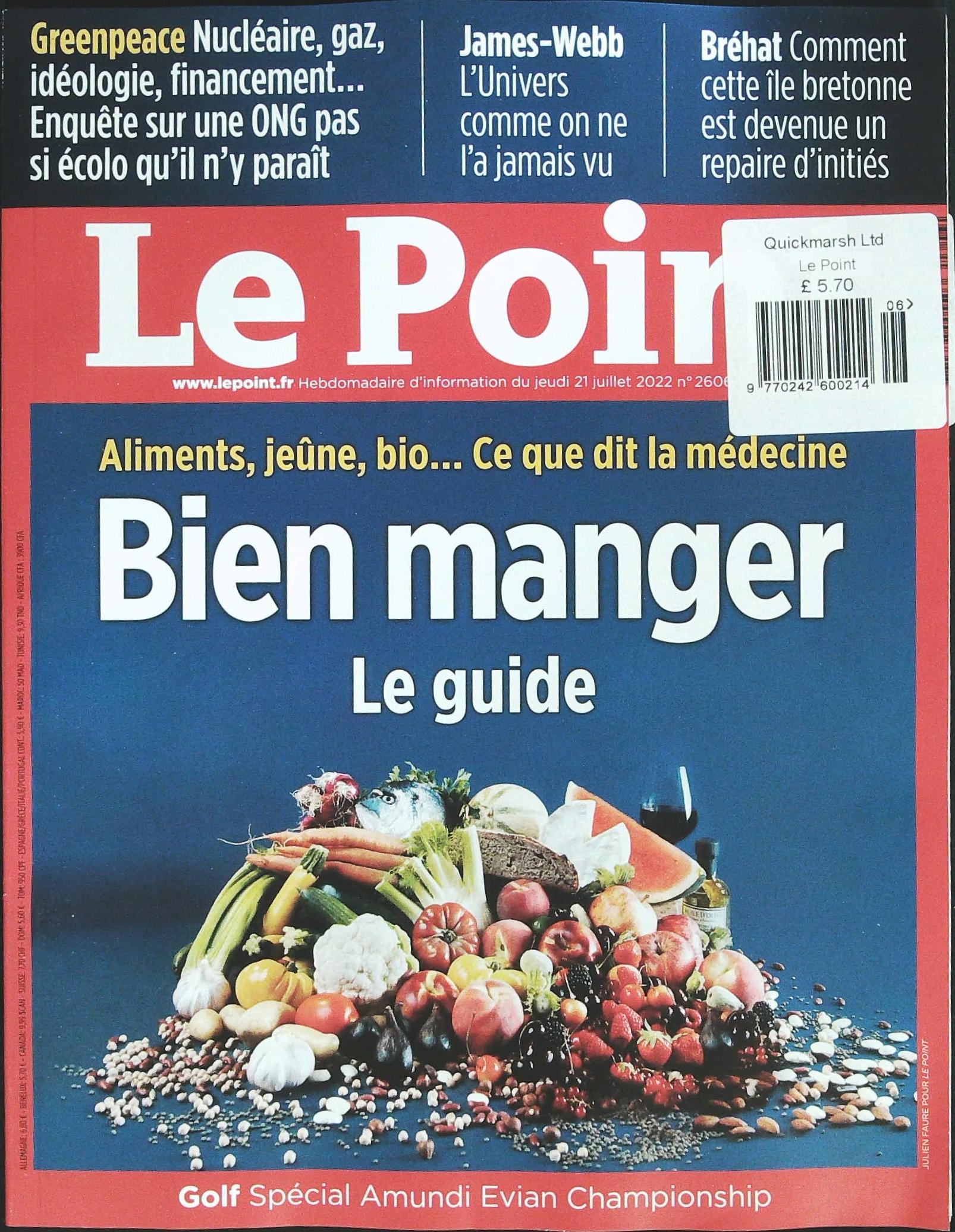 LE POINT WEEKLY