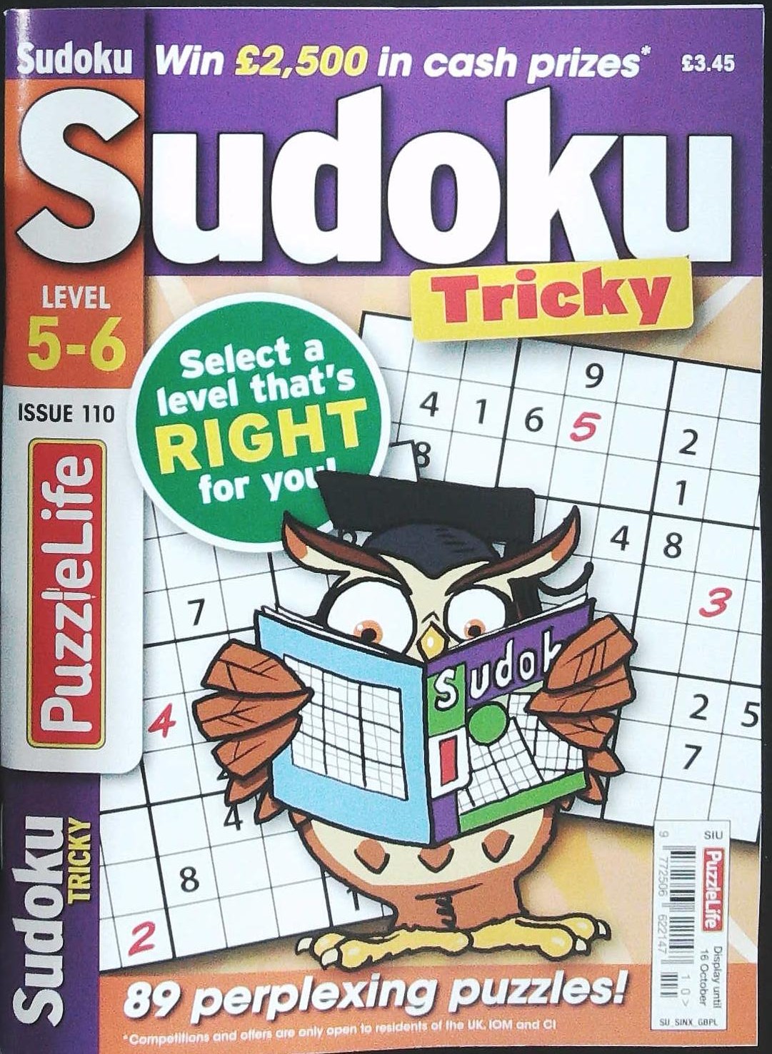 PUZZLELIFE SUDOKU LEVEL 5 AND 6