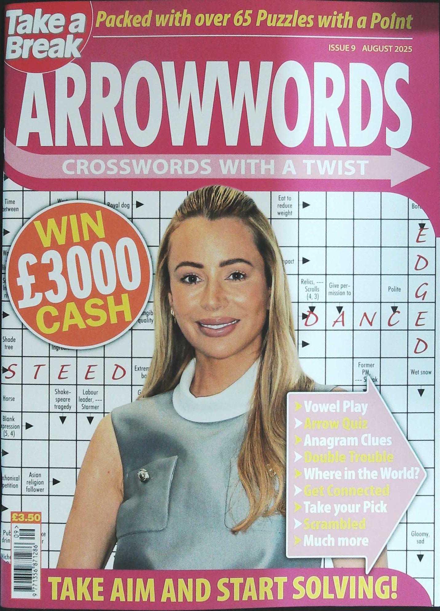 TAKE A BREAK ARROWWORDS