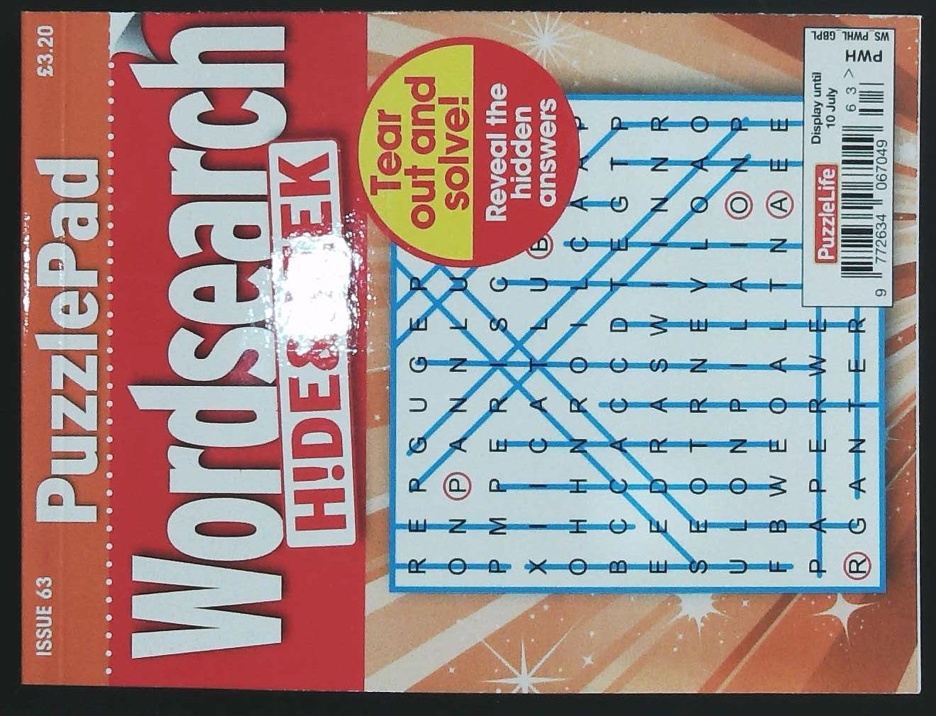 PUZZLELIFE PUZZLEPAD WORDSEARCH HIDE AND SEEK