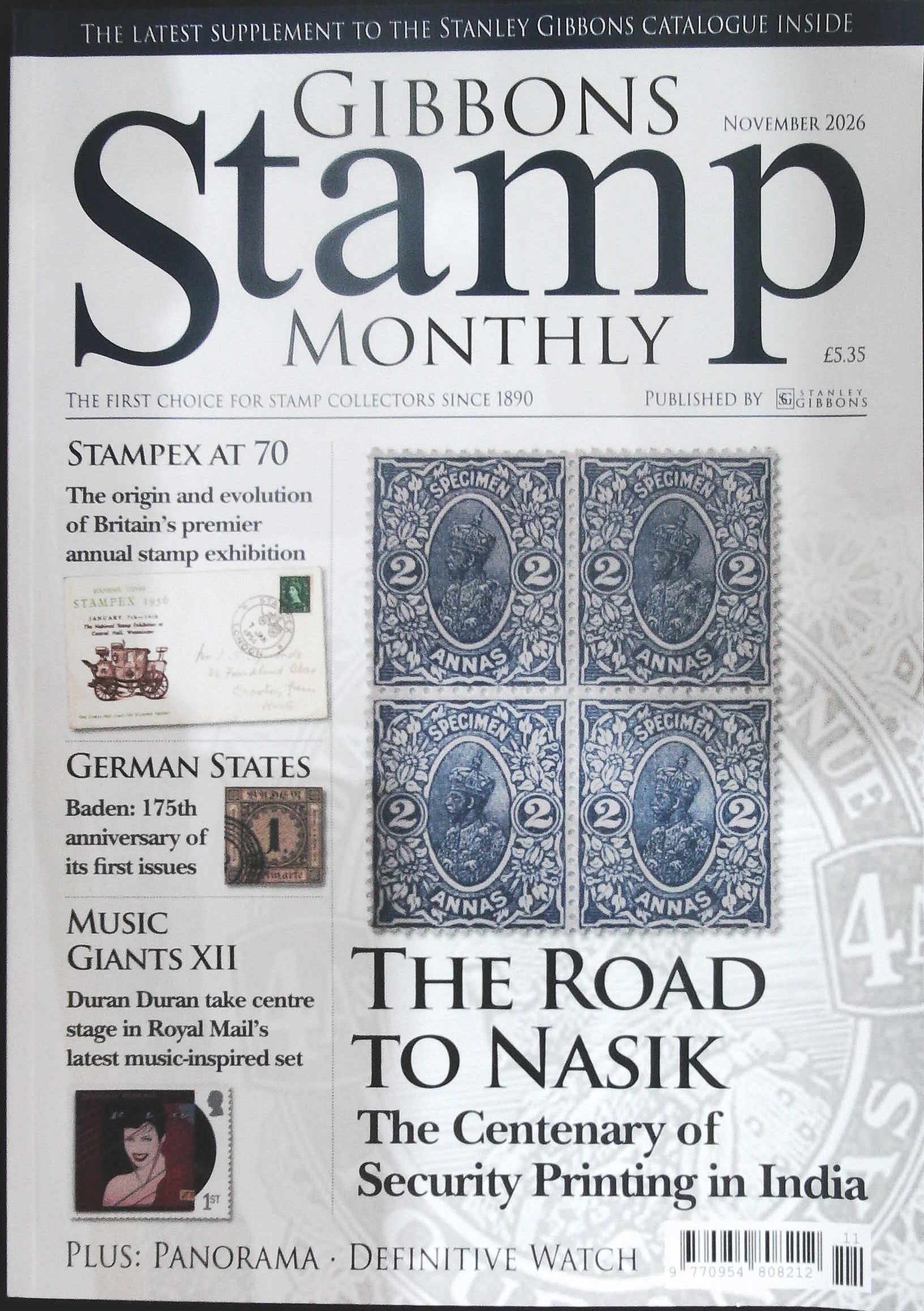 GIBBONS STAMP MONTHLY