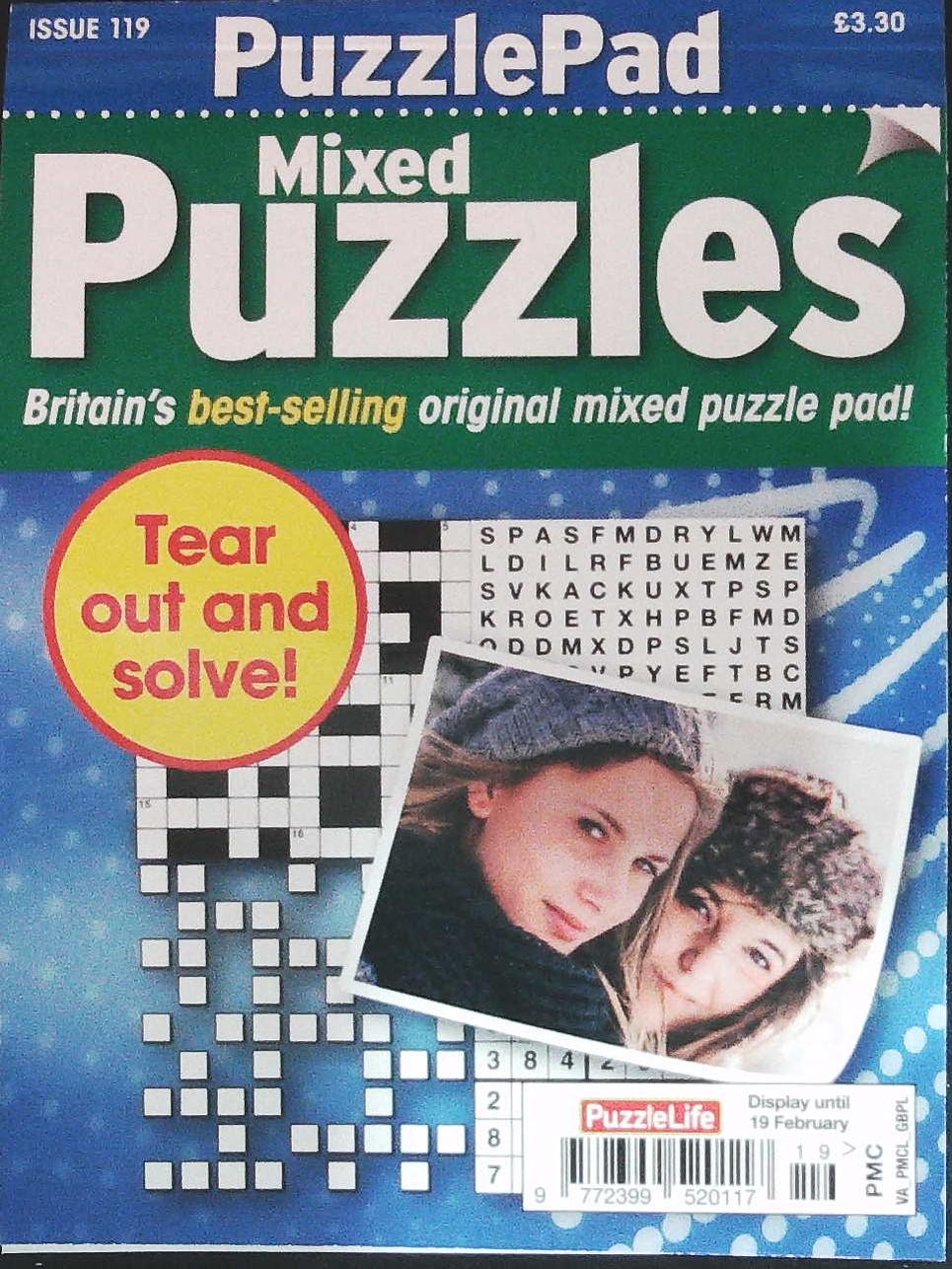 PUZZLELIFE PUZZLEPAD MIXED PUZZLES