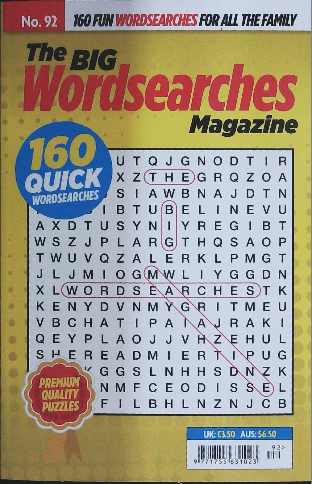 BIG WORDSEARCHES MAG