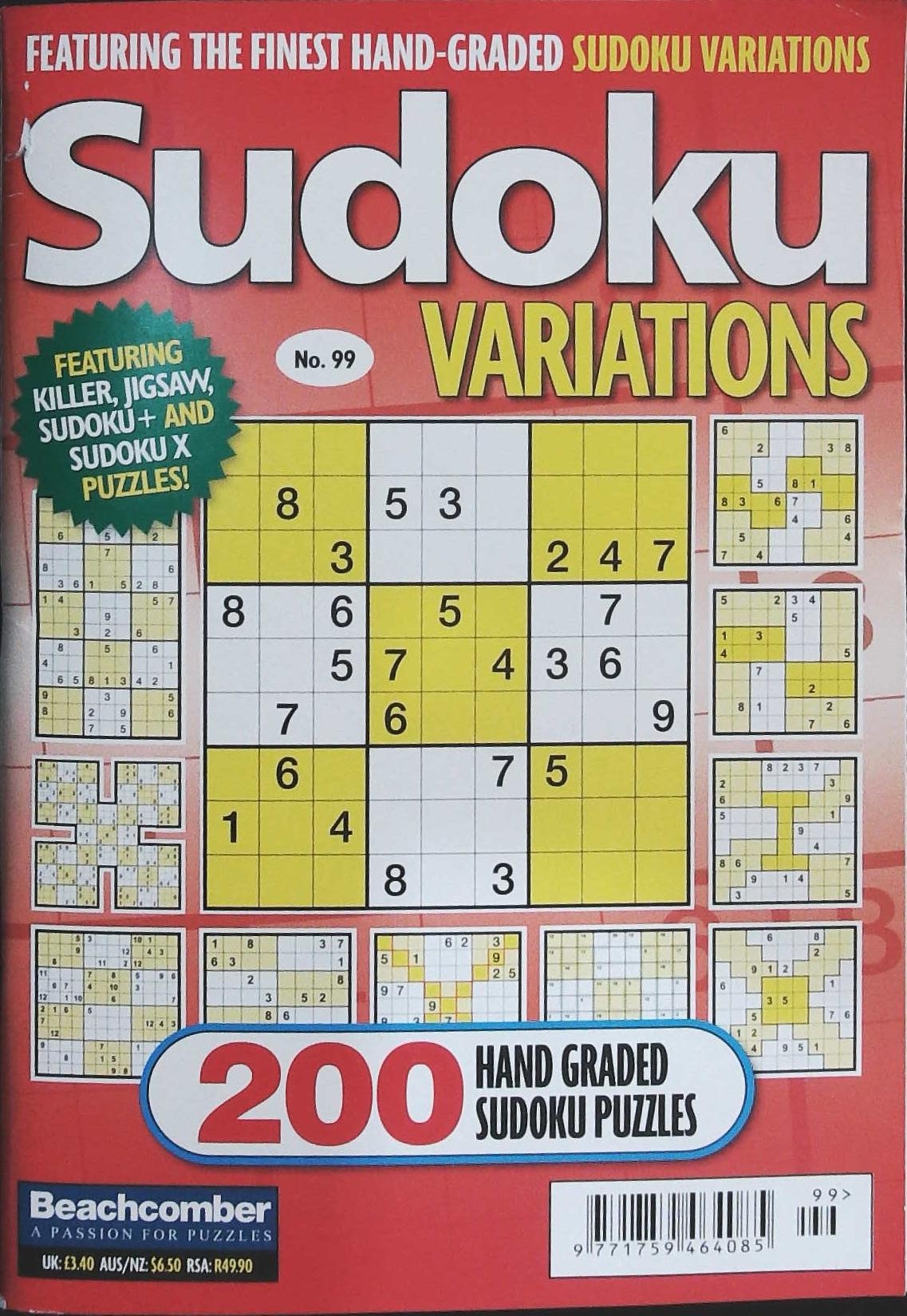 SUDOKU VARIATIONS