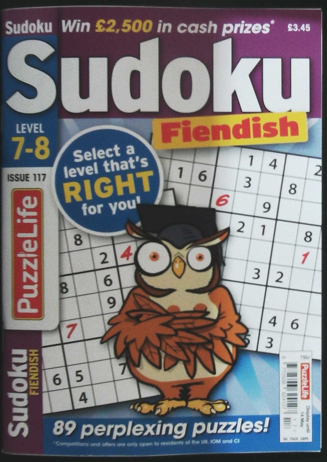PUZZLELIFE SUDOKU LEVEL 7 AND 8