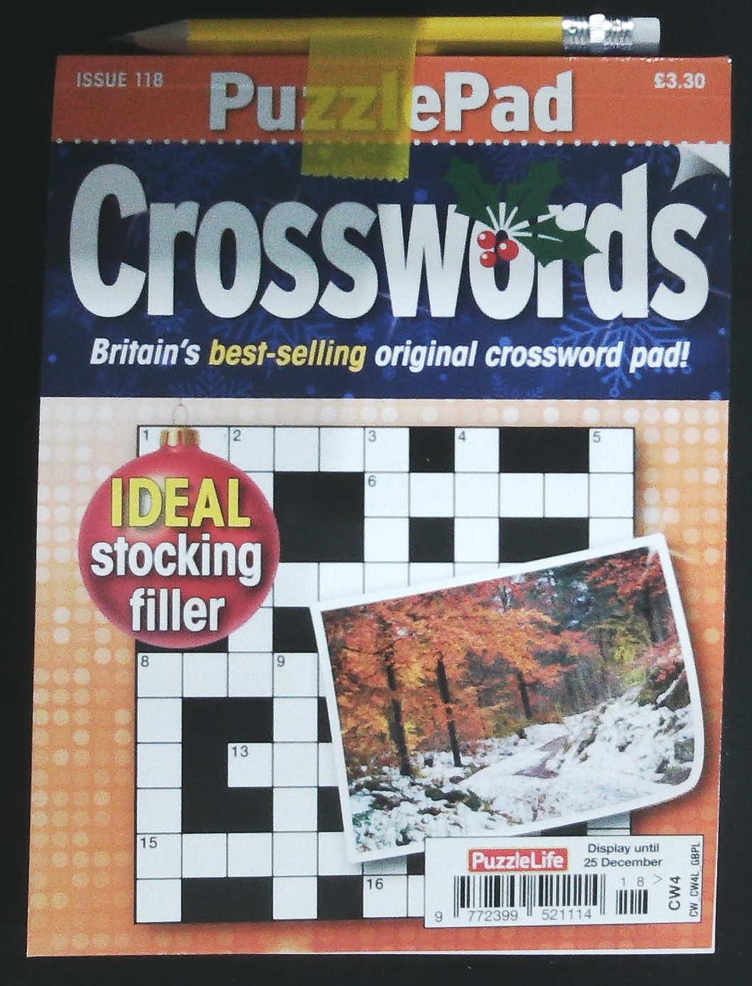 PUZZLELIFE PUZZLEPAD CROSSWORDS