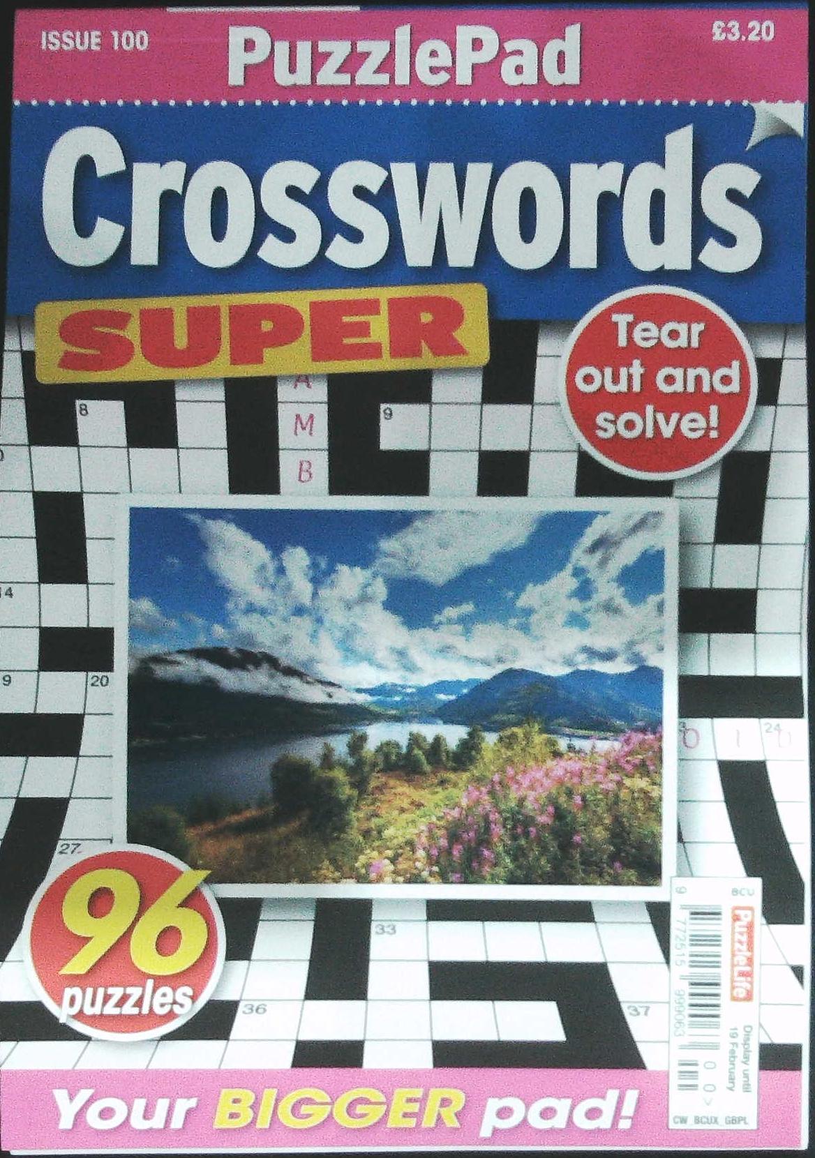 PUZZLEPAD CROSSWORDS SUPER