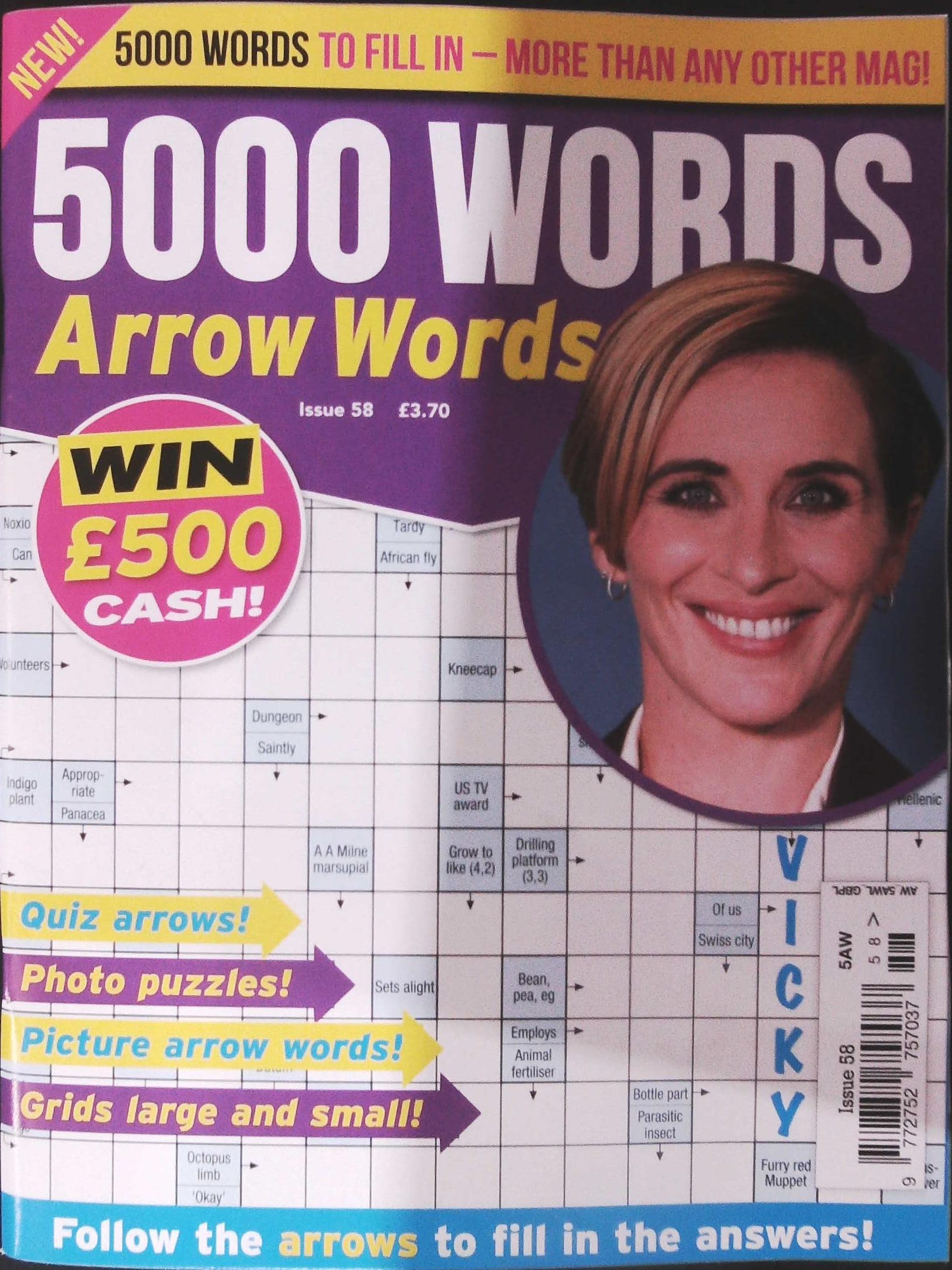 5000 WORDS ARROWWORDS