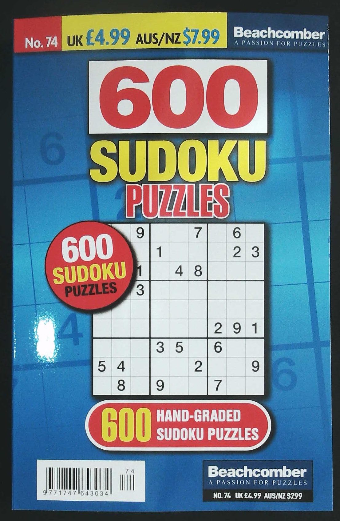 600 SUDOKU PUZZLES