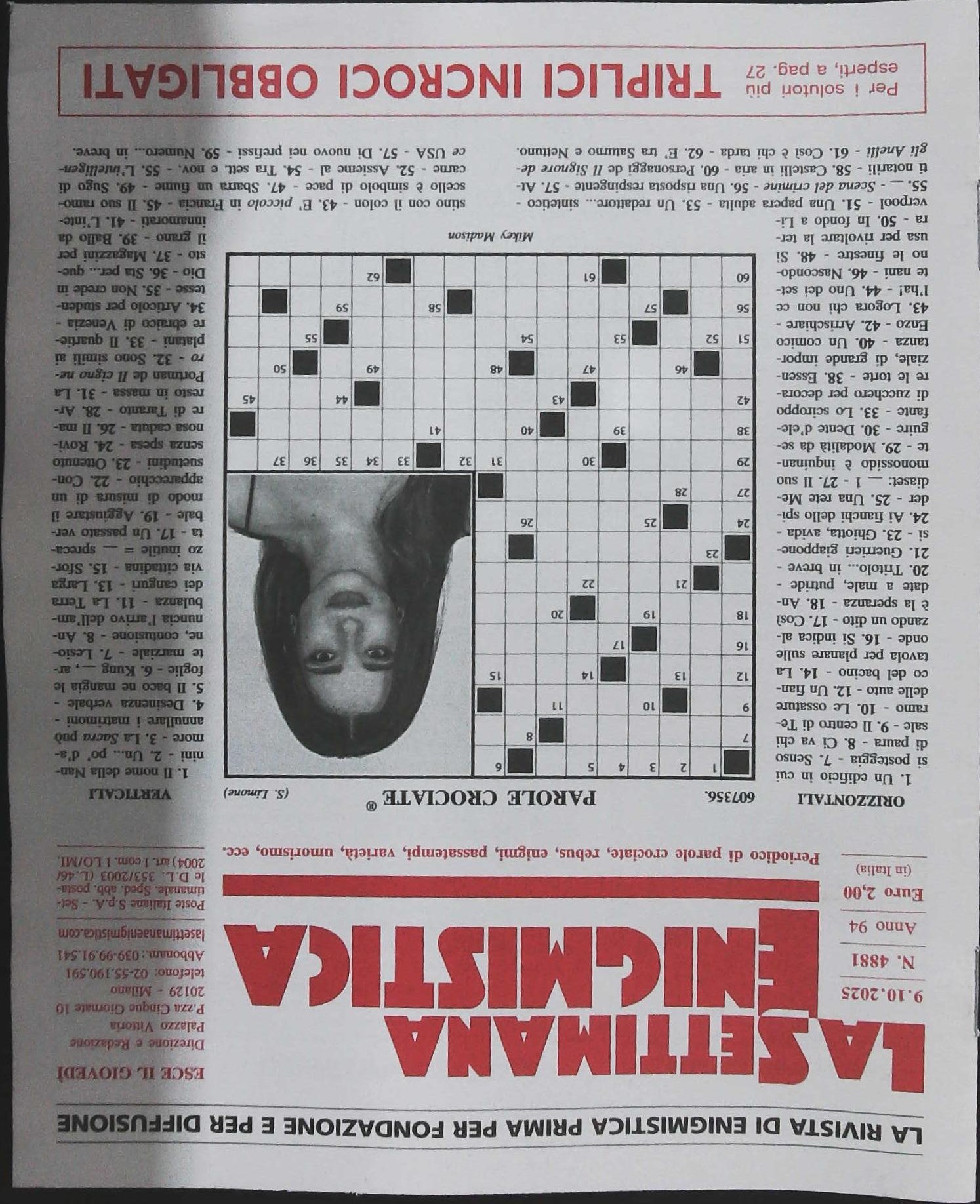 LA SETTIMANA ENIGMISTICA
