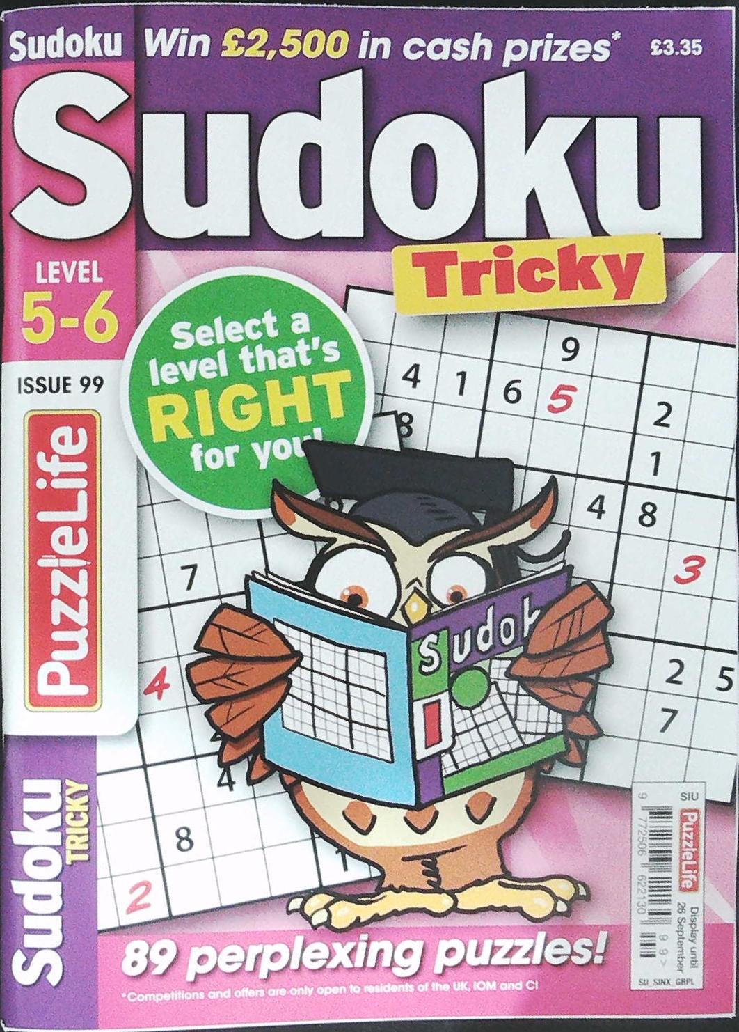 PUZZLELIFE SUDOKU LEVEL 5 AND 6