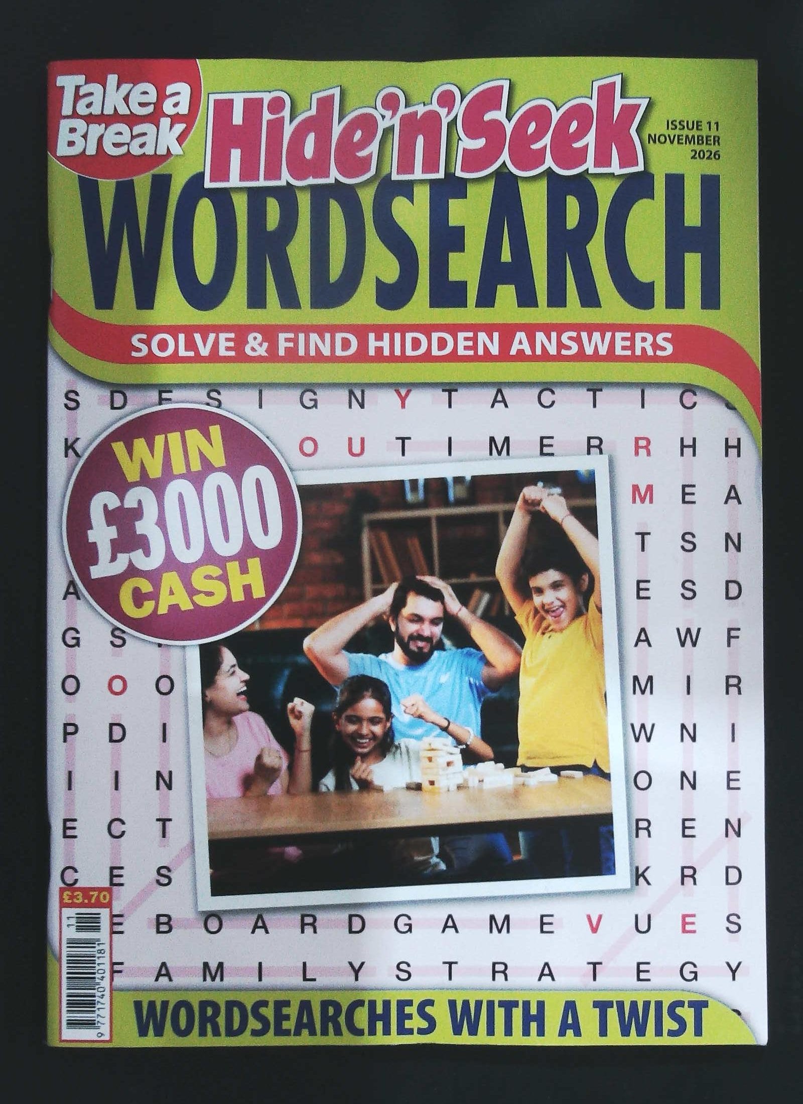 TAKE A BREAK HIDE N SEEK WORDSEARCH