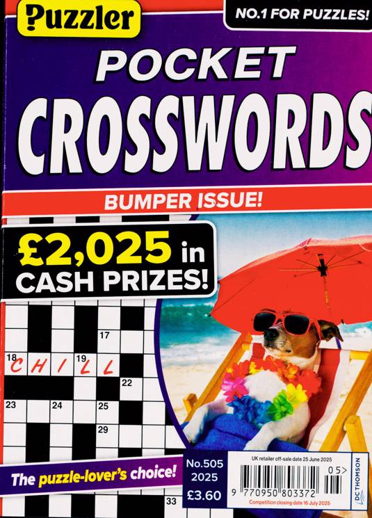 PUZZLER POCKET CROSSWORDS