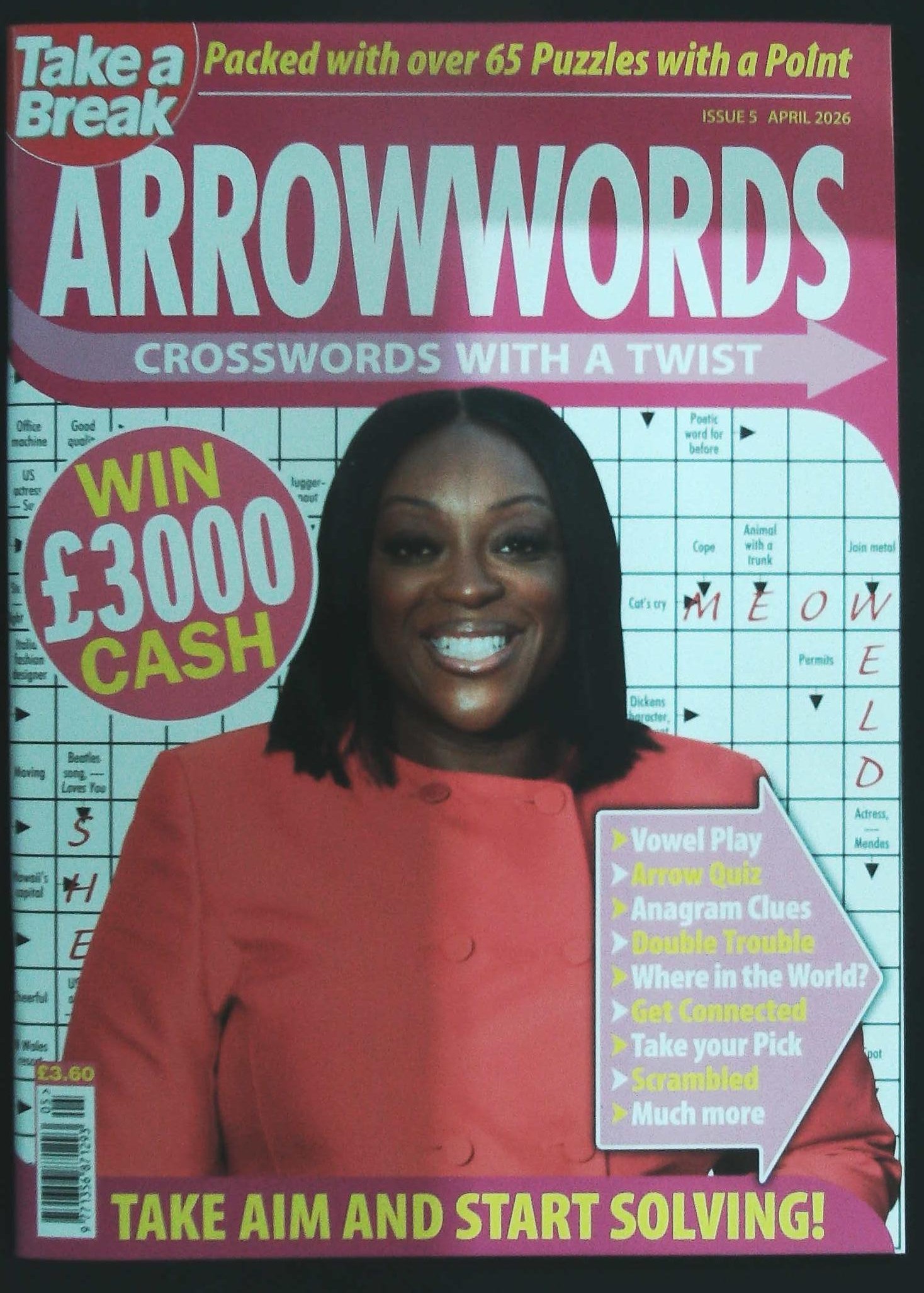 TAKE A BREAK ARROWWORDS