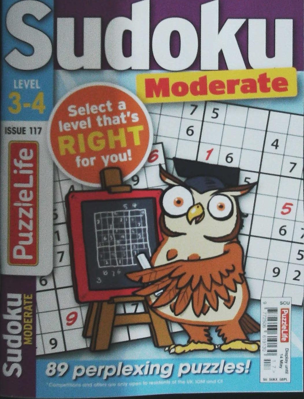 PUZZLELIFE SUDOKU LEVEL 3 AND 4