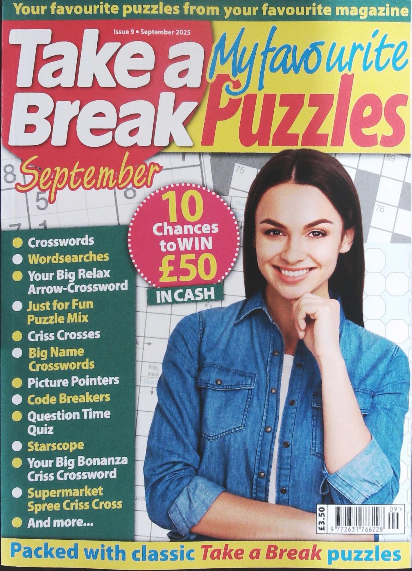 TAKE A BREAK MY FAVOURITE PUZZLES