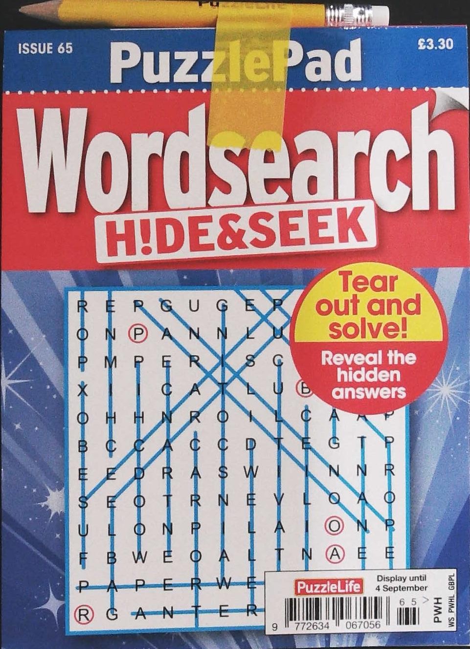 PUZZLELIFE PUZZLEPAD WORDSEARCH HIDE AND SEEK
