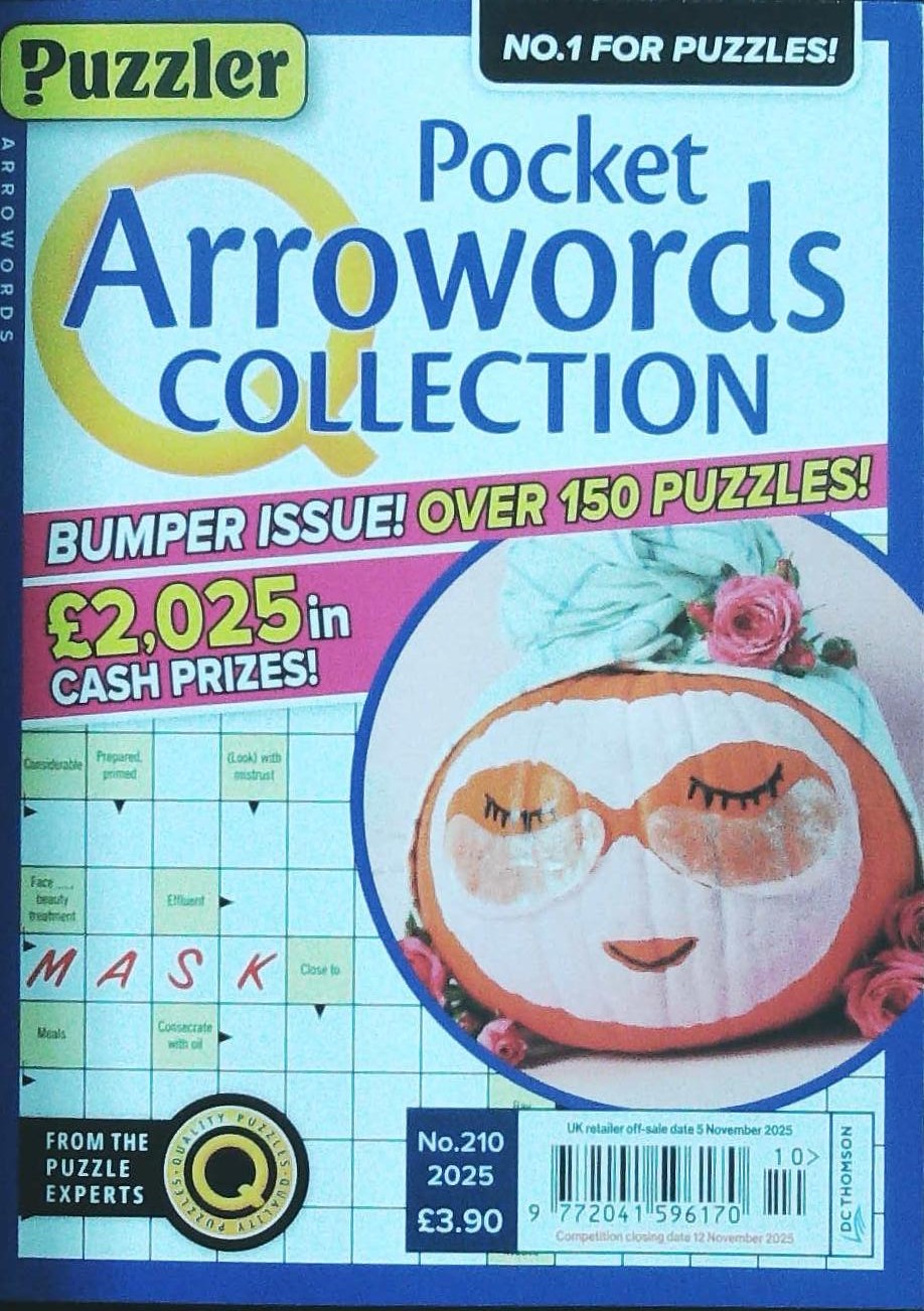 PUZZLER Q POCKET ARROWORDS 
