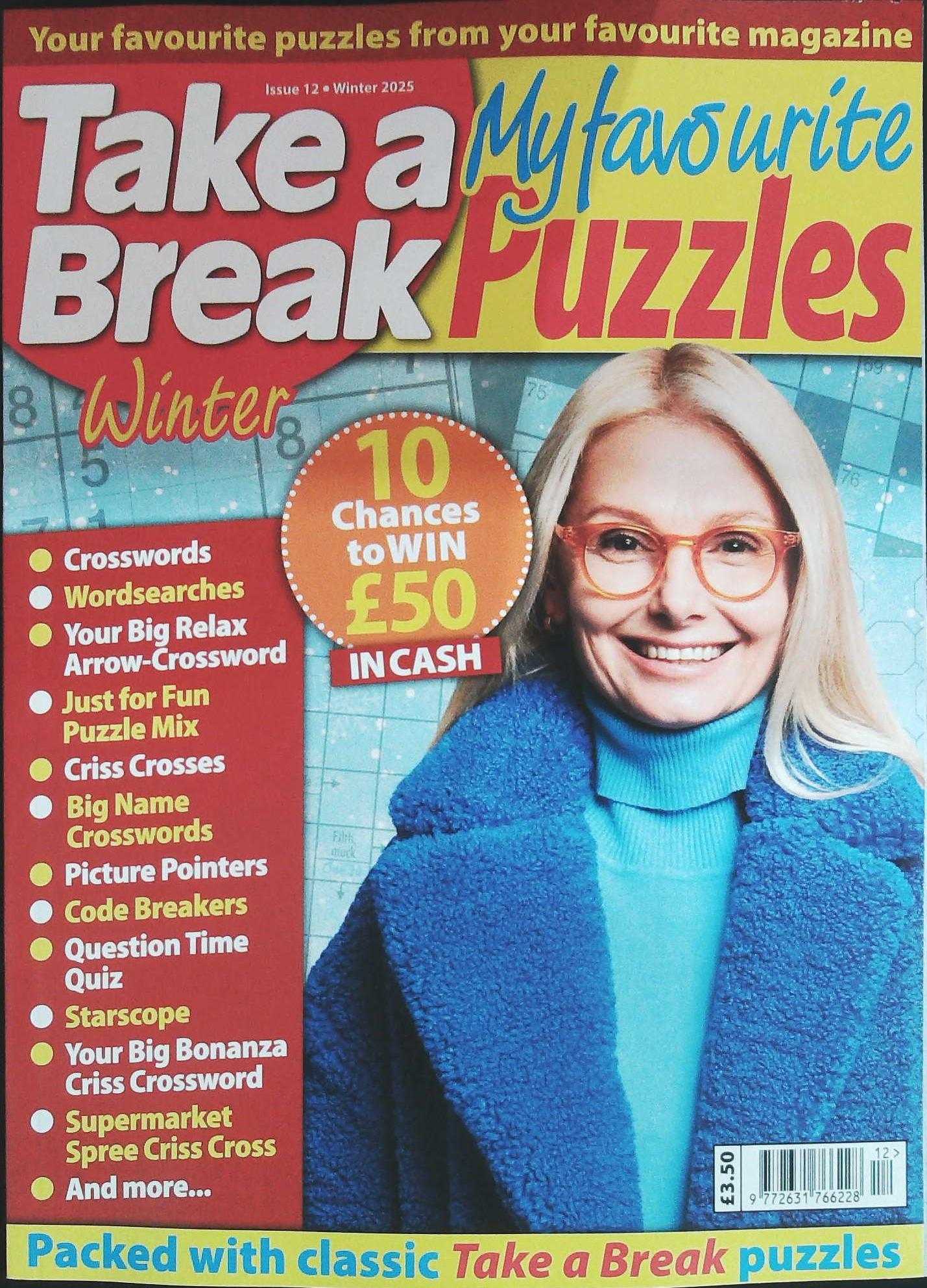 TAKE A BREAK MY FAVOURITE PUZZLES