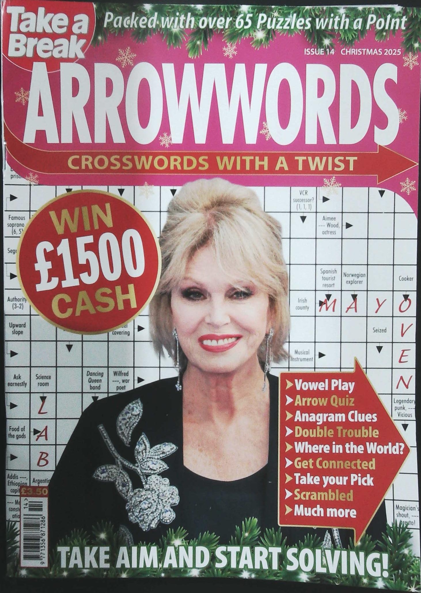 TAKE A BREAK ARROWWORDS