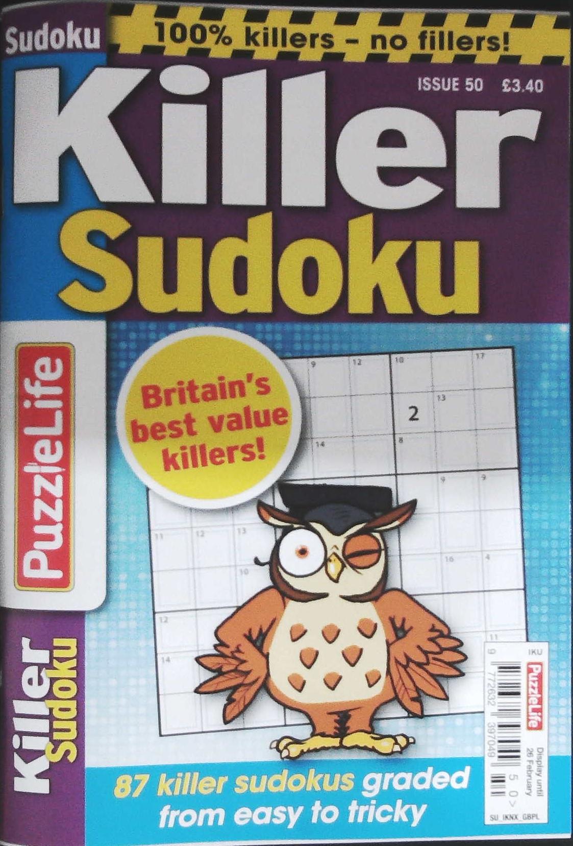 PUZZLELIFE KILLER SUDOKU