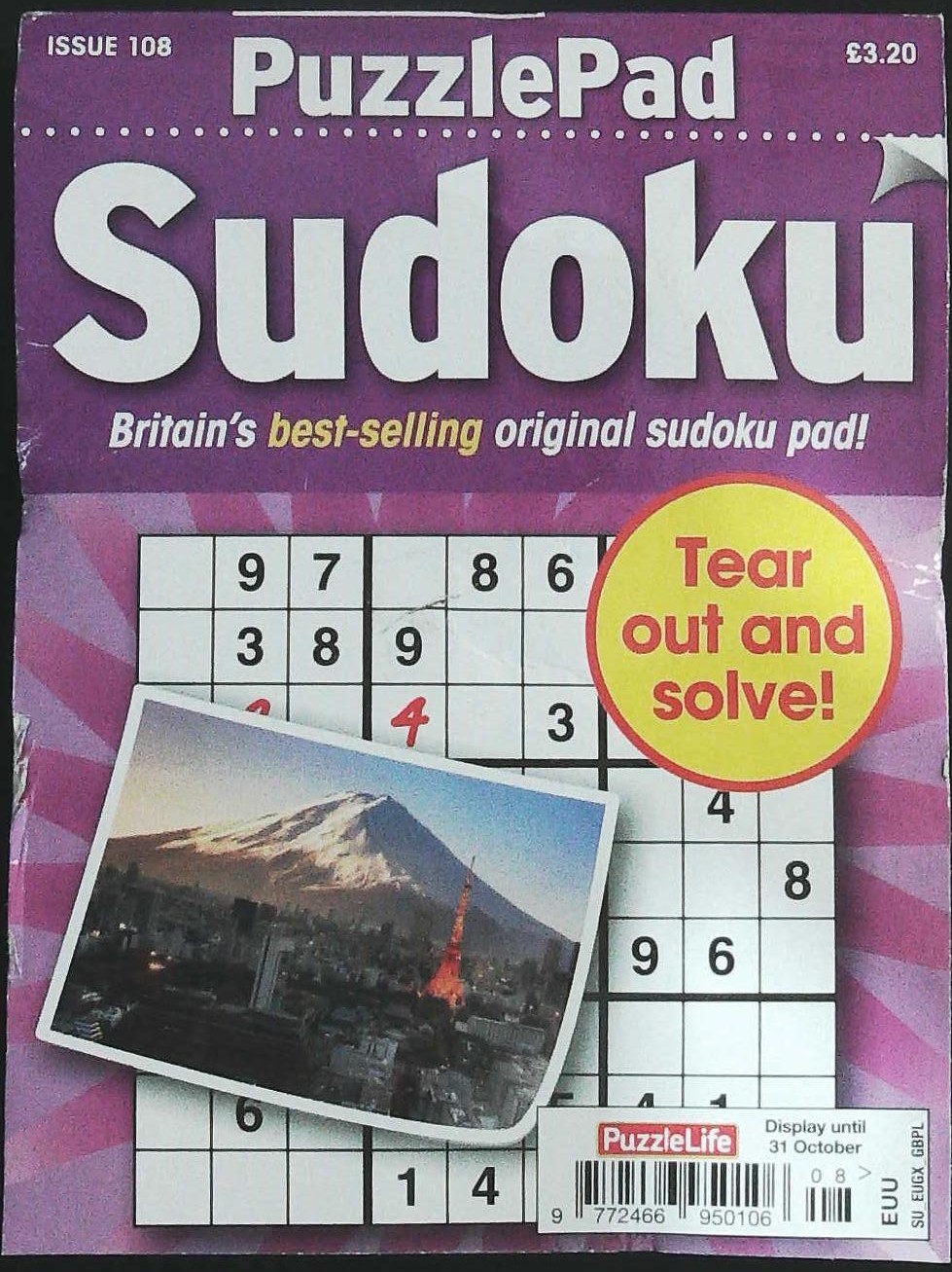 PUZZLELIFE PUZZLEPAD SUDOKU