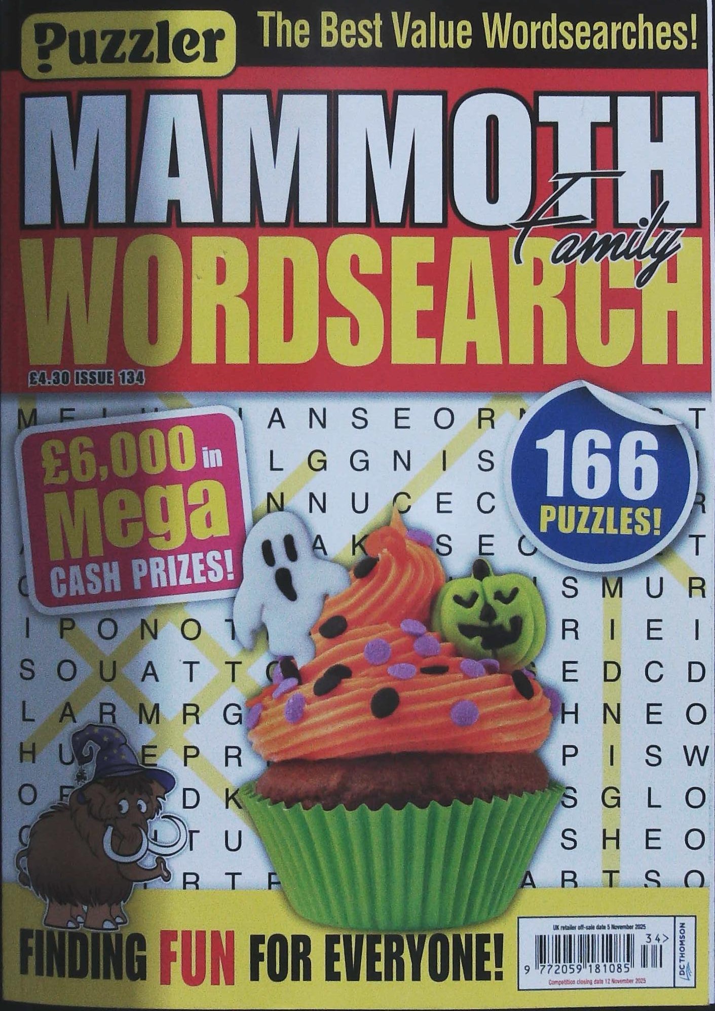 PUZZLER MAMMOTH FAMILY WORDSEARCH