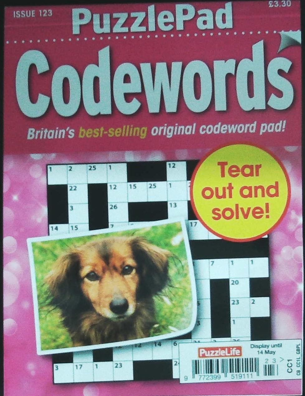 PUZZLELIFE PUZZLEPAD CODEWORDS
