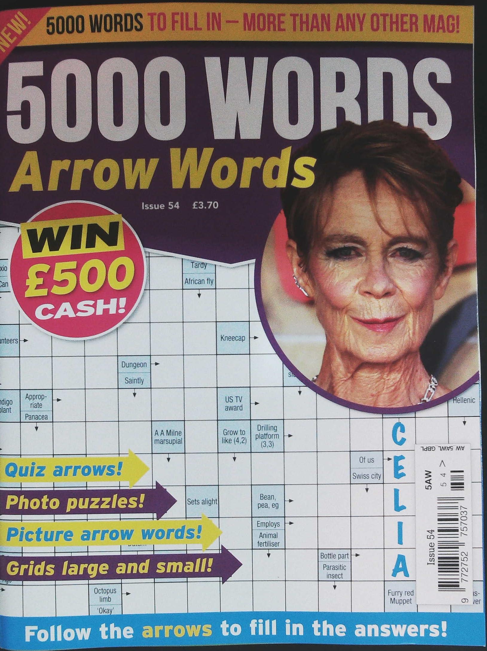 5000 WORDS ARROWWORDS
