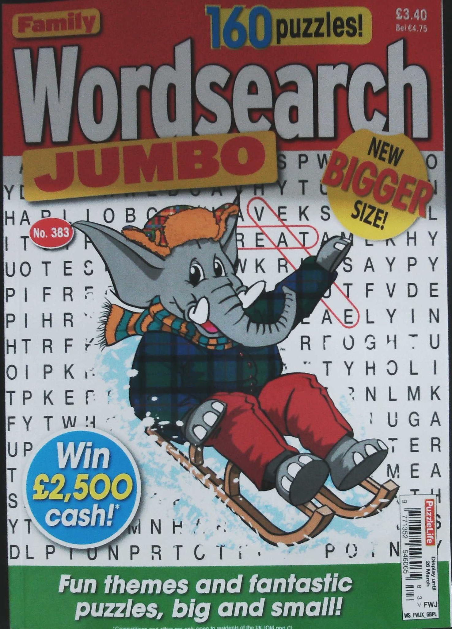 FAMILY WORDSEARCH JUMBO