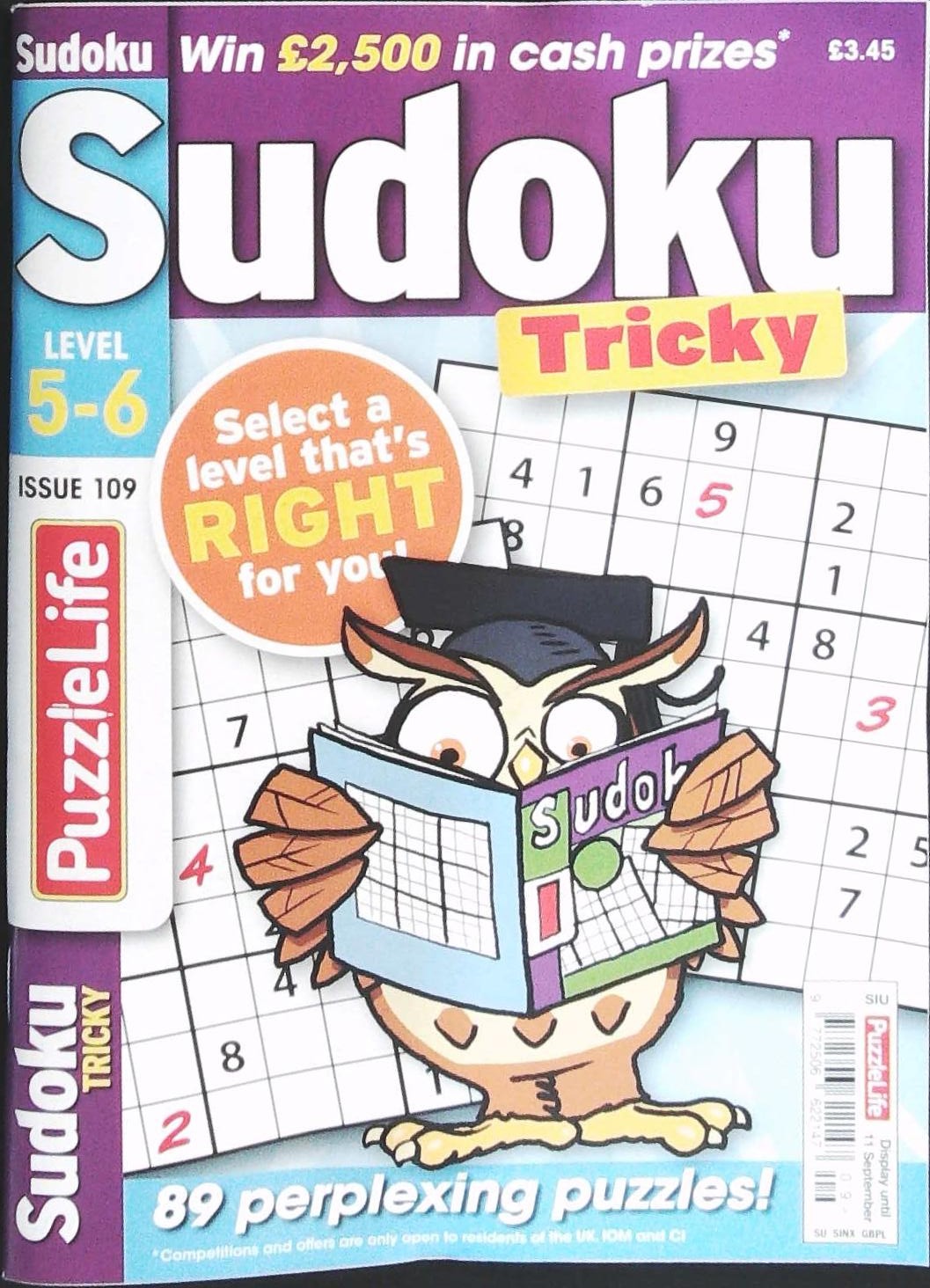 PUZZLELIFE SUDOKU LEVEL 5 AND 6
