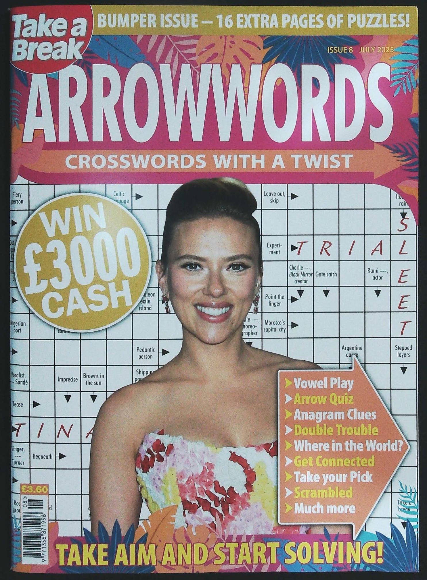 TAKE A BREAK ARROWWORDS