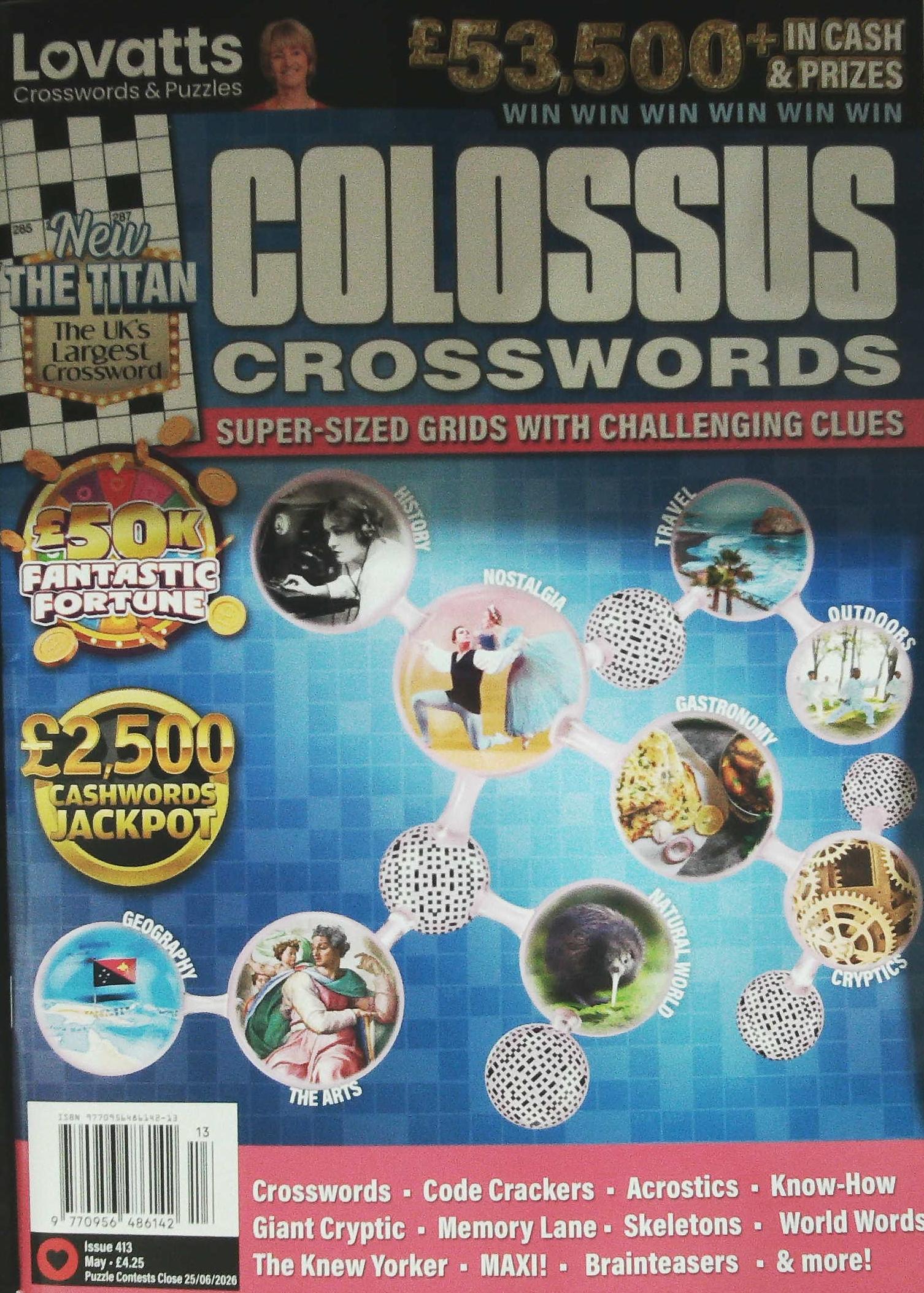 LOVATTS COLOSSUS CROSSWORDS