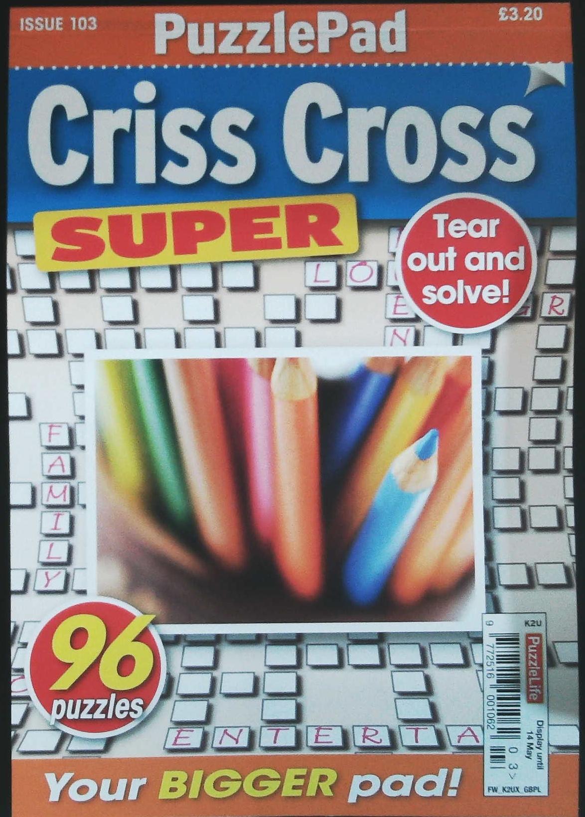 PUZZLEPAD CRISS CROSS SUPER