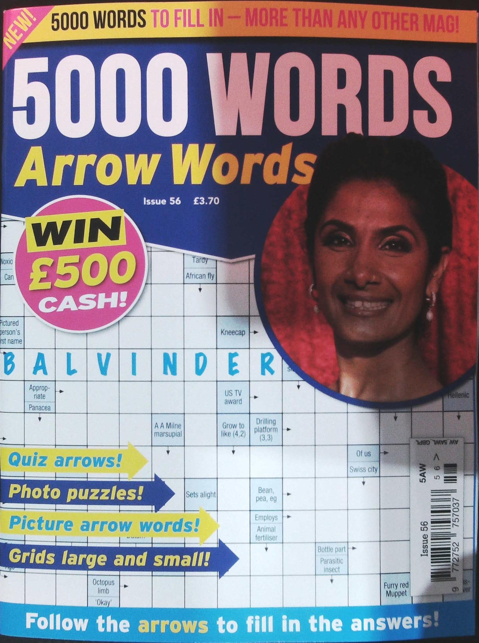 5000 WORDS ARROWWORDS