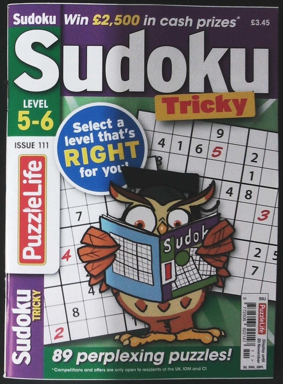PUZZLELIFE SUDOKU LEVEL 5 AND 6