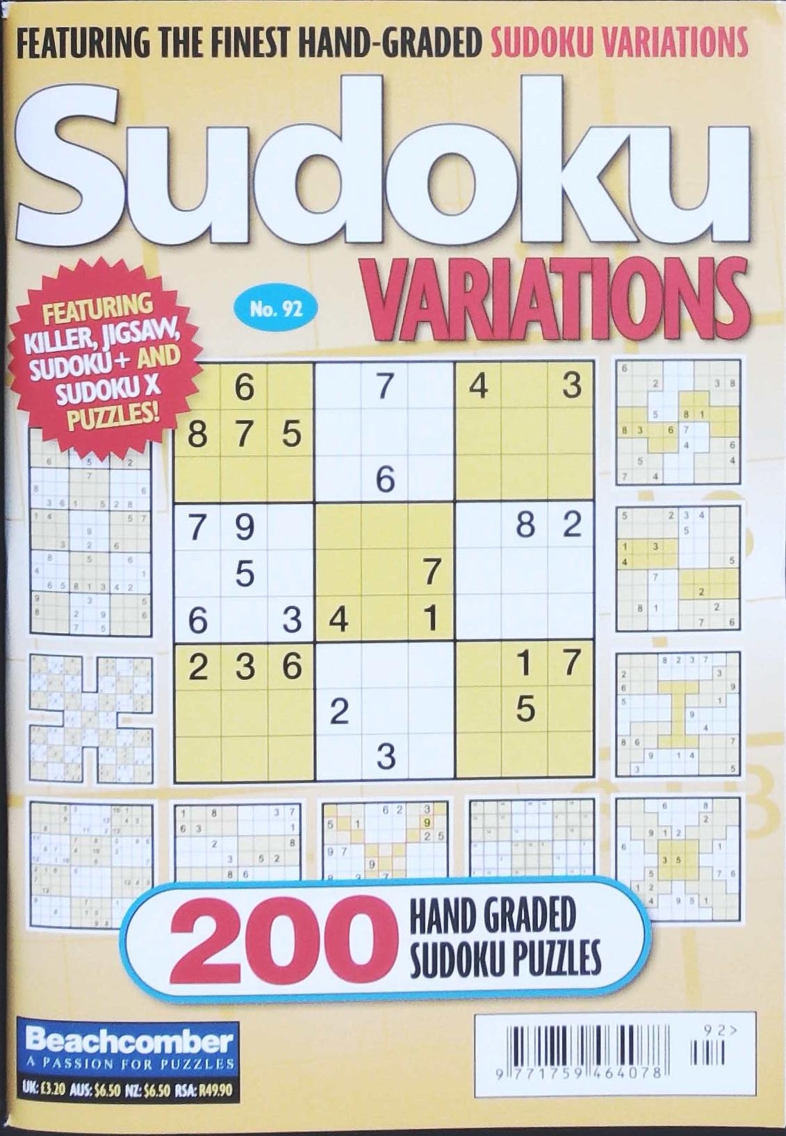 SUDOKU VARIATIONS